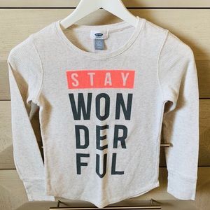 Old Navy | Long Sleeve Thermal Tee Size L (10/12)